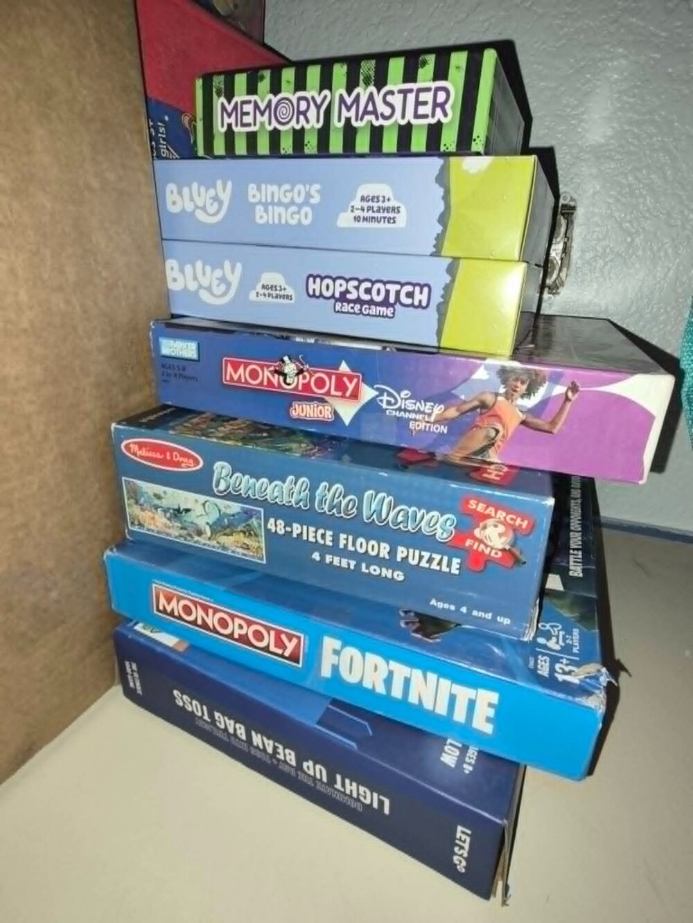 Bundle of kids board games